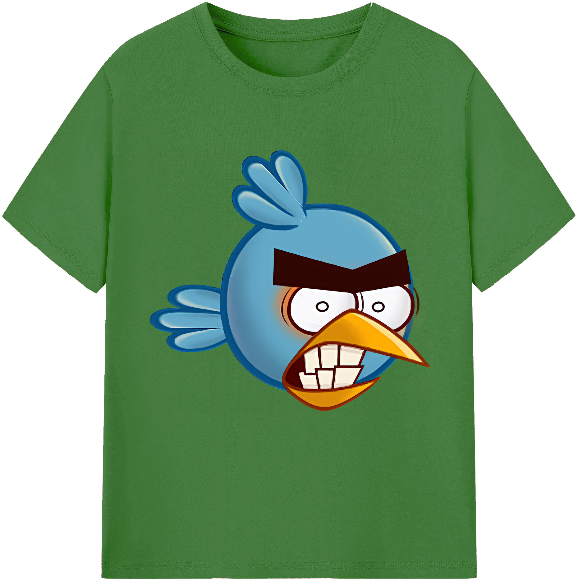 （画像用） Angry Birds アングリーバード レディースカジュアルプリントTシャツ（綿100％）